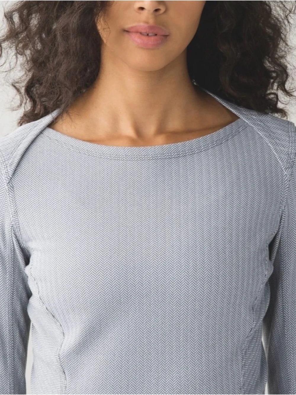 Lululemon Kanto Catch Me Long Sleeve Top Running Grey Size 4 Women’s - Picture 3 of 14